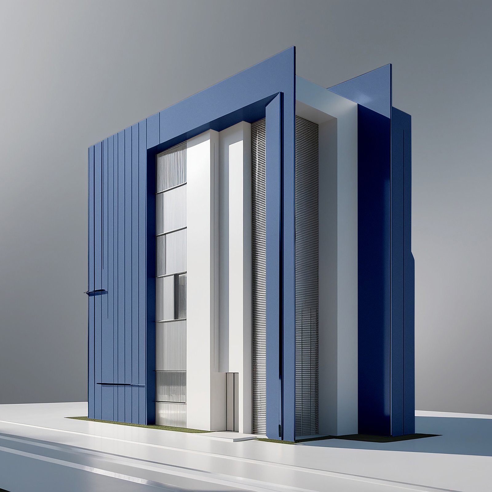 Abstract modern house design